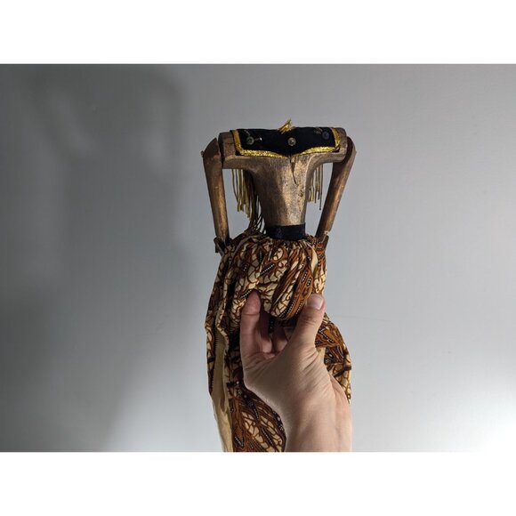 3 Vintage Wayang Golek wooden puppet - bodies only - Picture 8 of 10